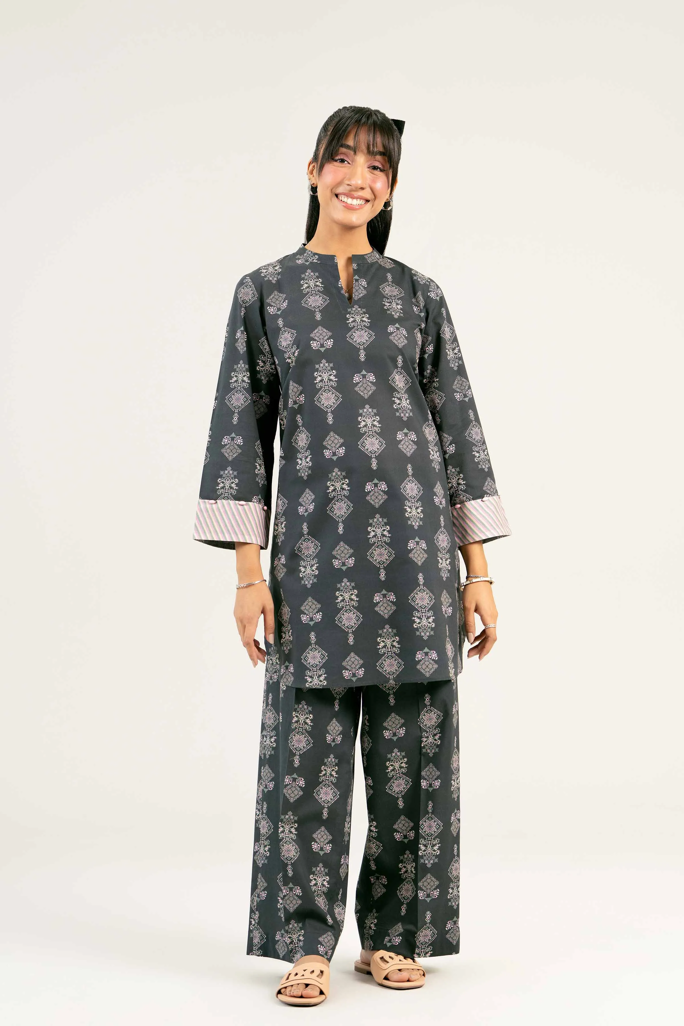 2 Piece - Printed Suit - PS25-14