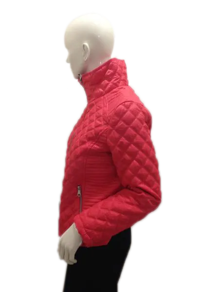 Andrew Marc 70's Puffer Jacket Coral Size S SKU 000250-1