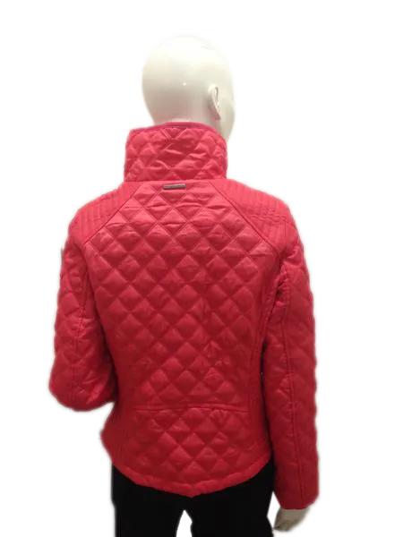 Andrew Marc 70's Puffer Jacket Coral Size S SKU 000250-1