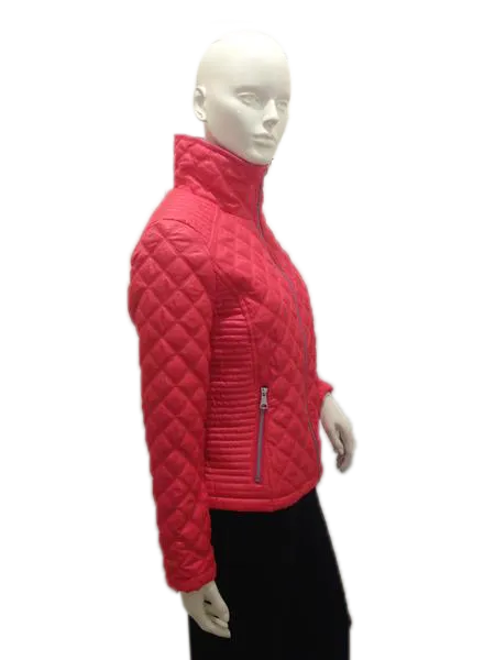 Andrew Marc 70's Puffer Jacket Coral Size S SKU 000250-1