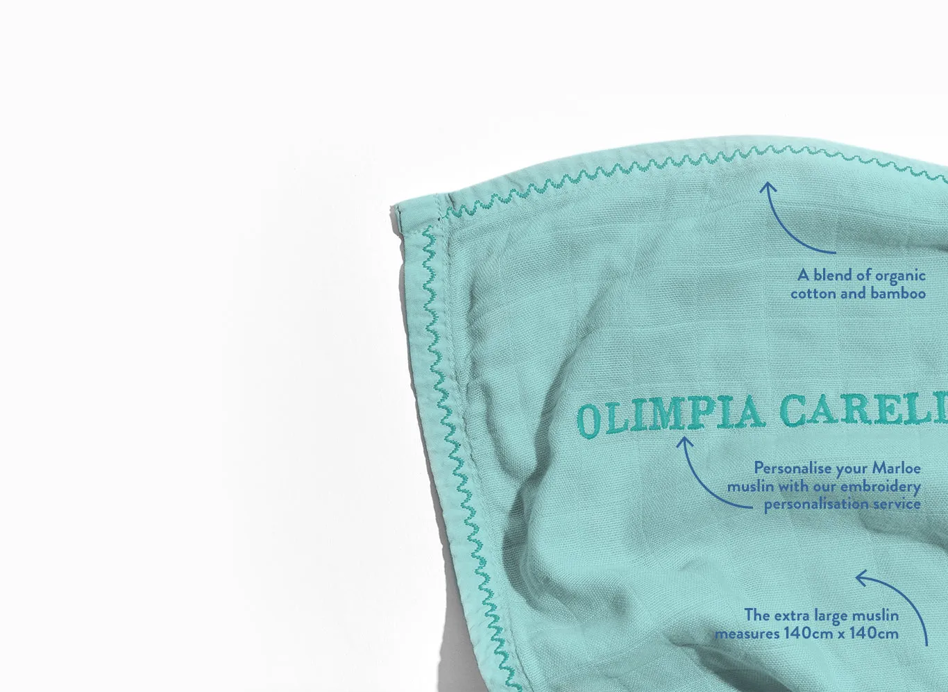 Baby Blanket - Aqua