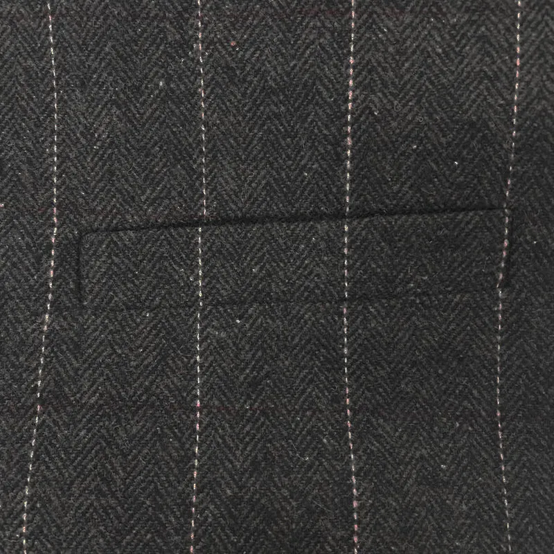 BACKWOODS | Men's Vintage Check Lapel Groomsmen Suit Vest