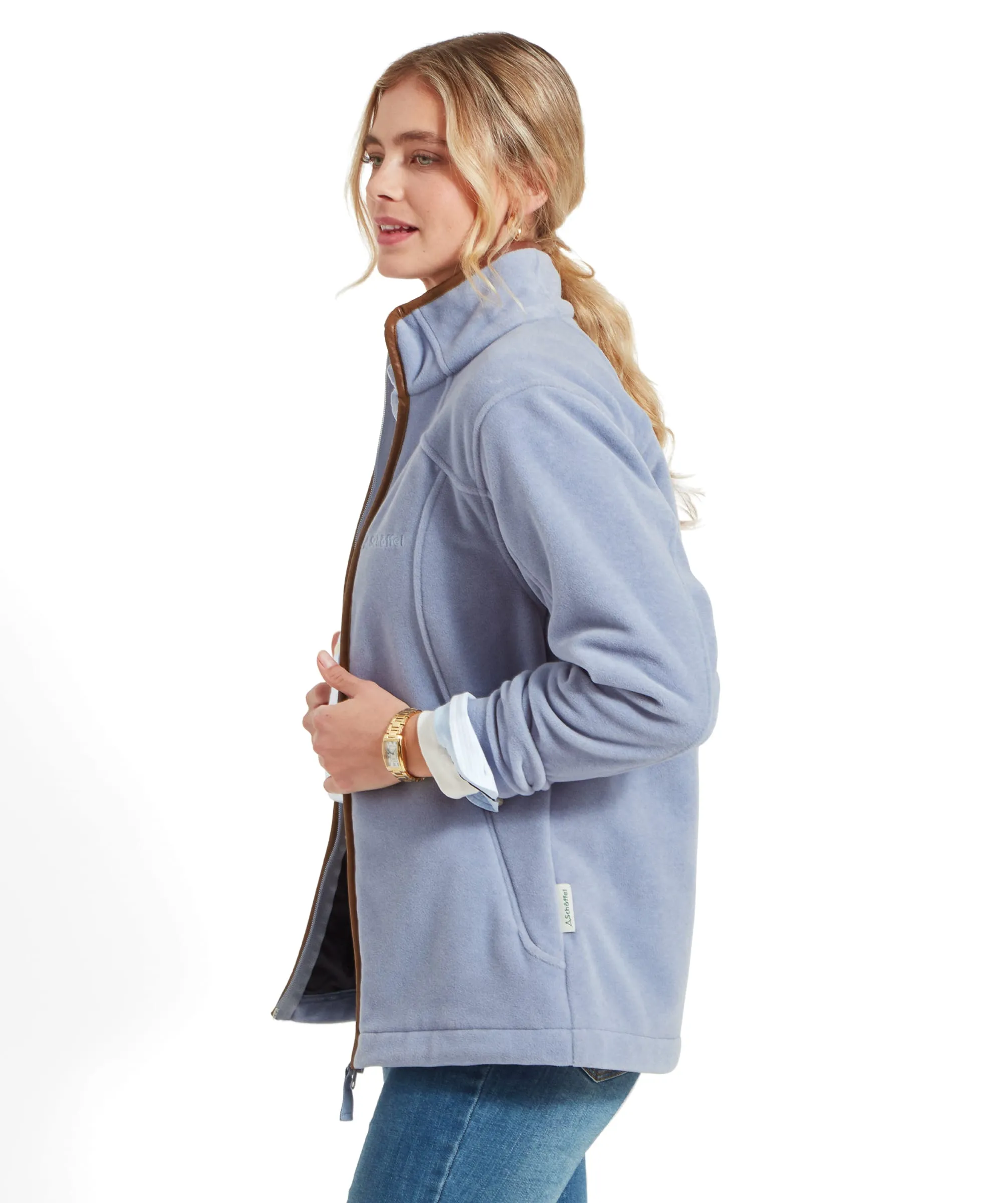 Burley Fleece Jacket - Powder Blue