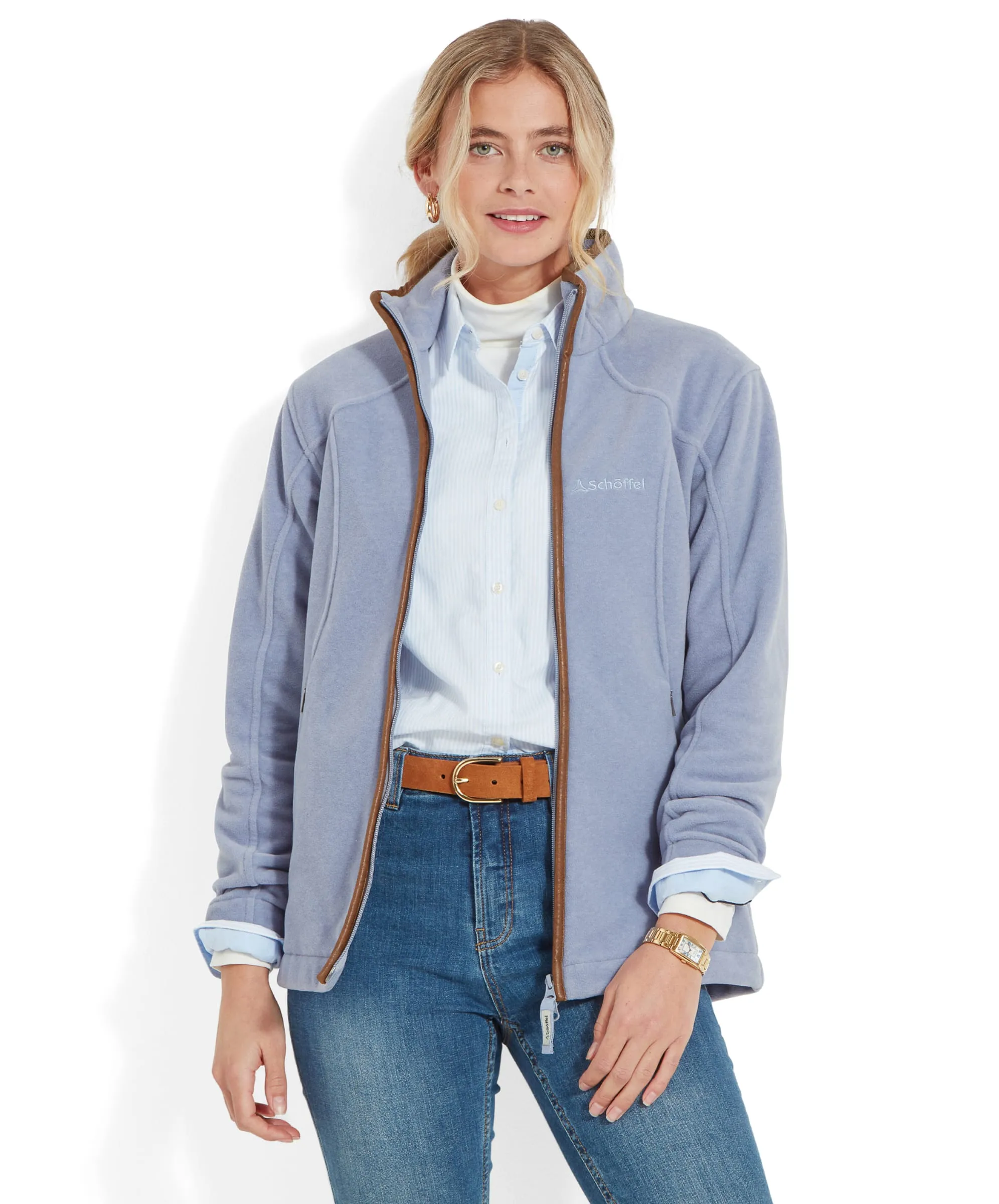 Burley Fleece Jacket - Powder Blue