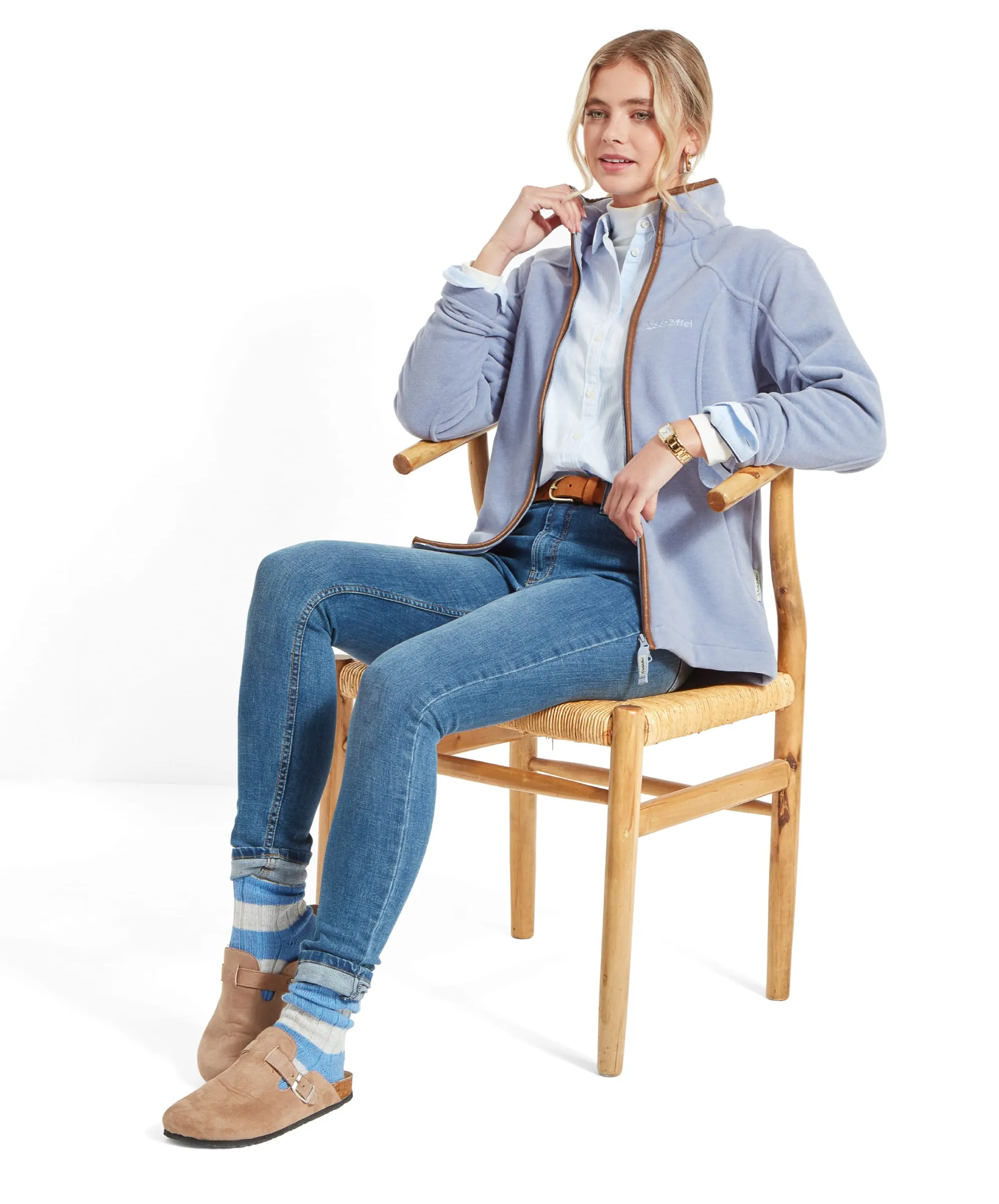 Burley Fleece Jacket - Powder Blue