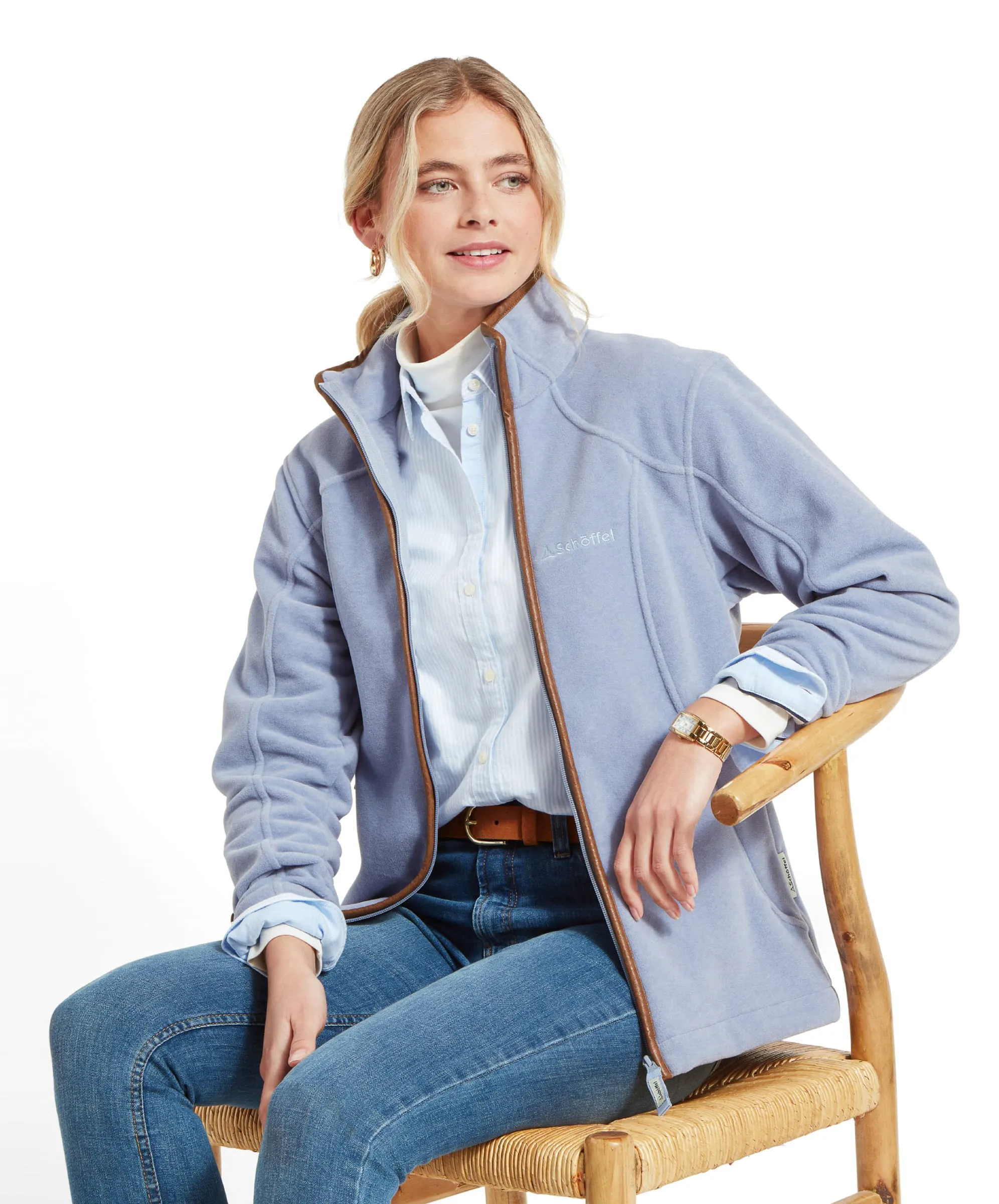 Burley Fleece Jacket - Powder Blue