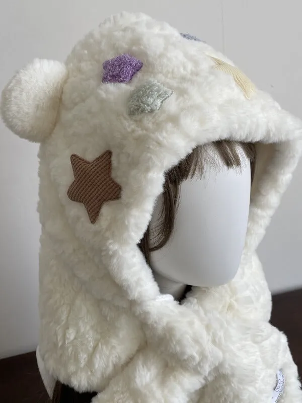 Candy stars fluffy leg warmers
