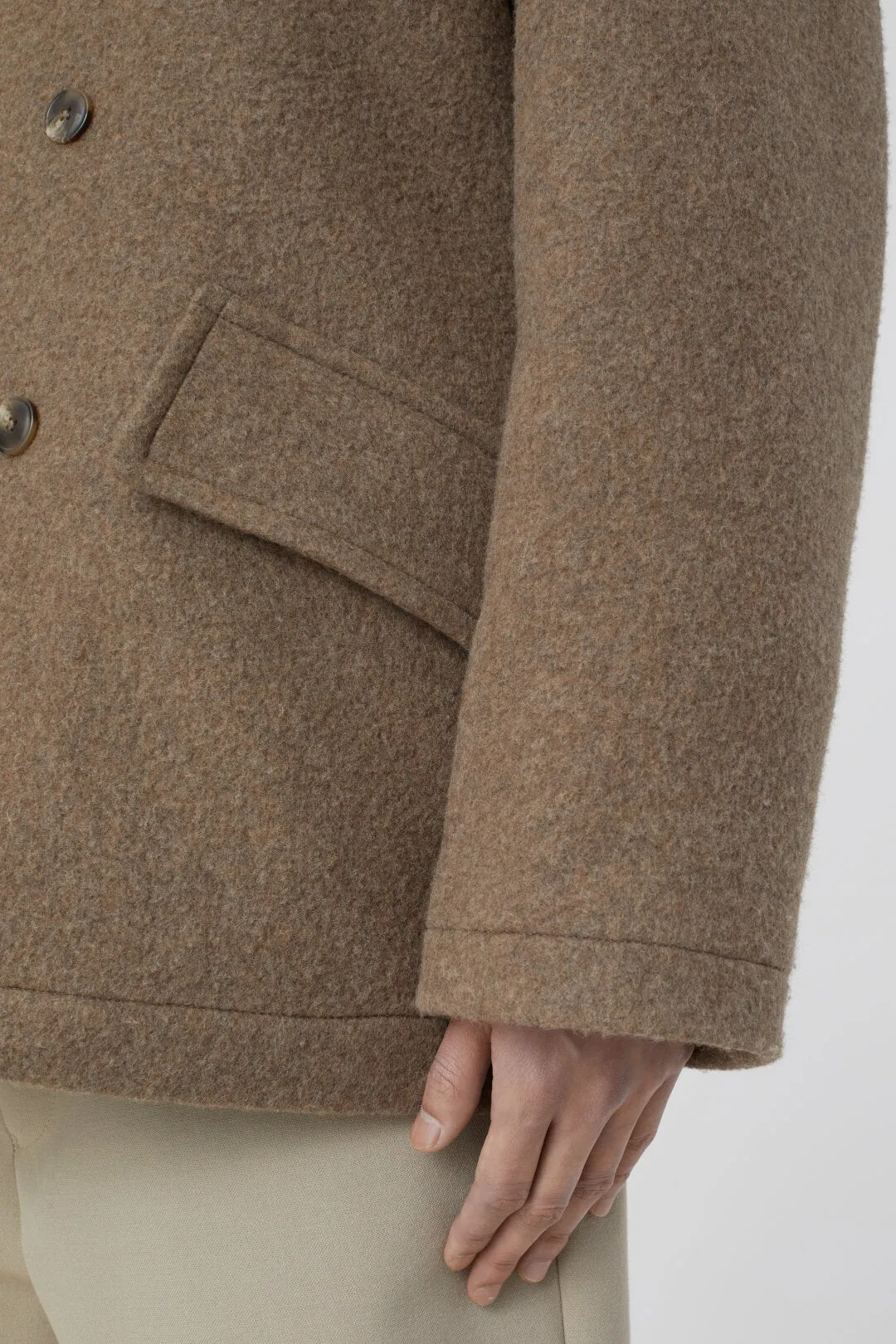 CLOSED MENS DOUBLE FACE COAT - OLD PINE