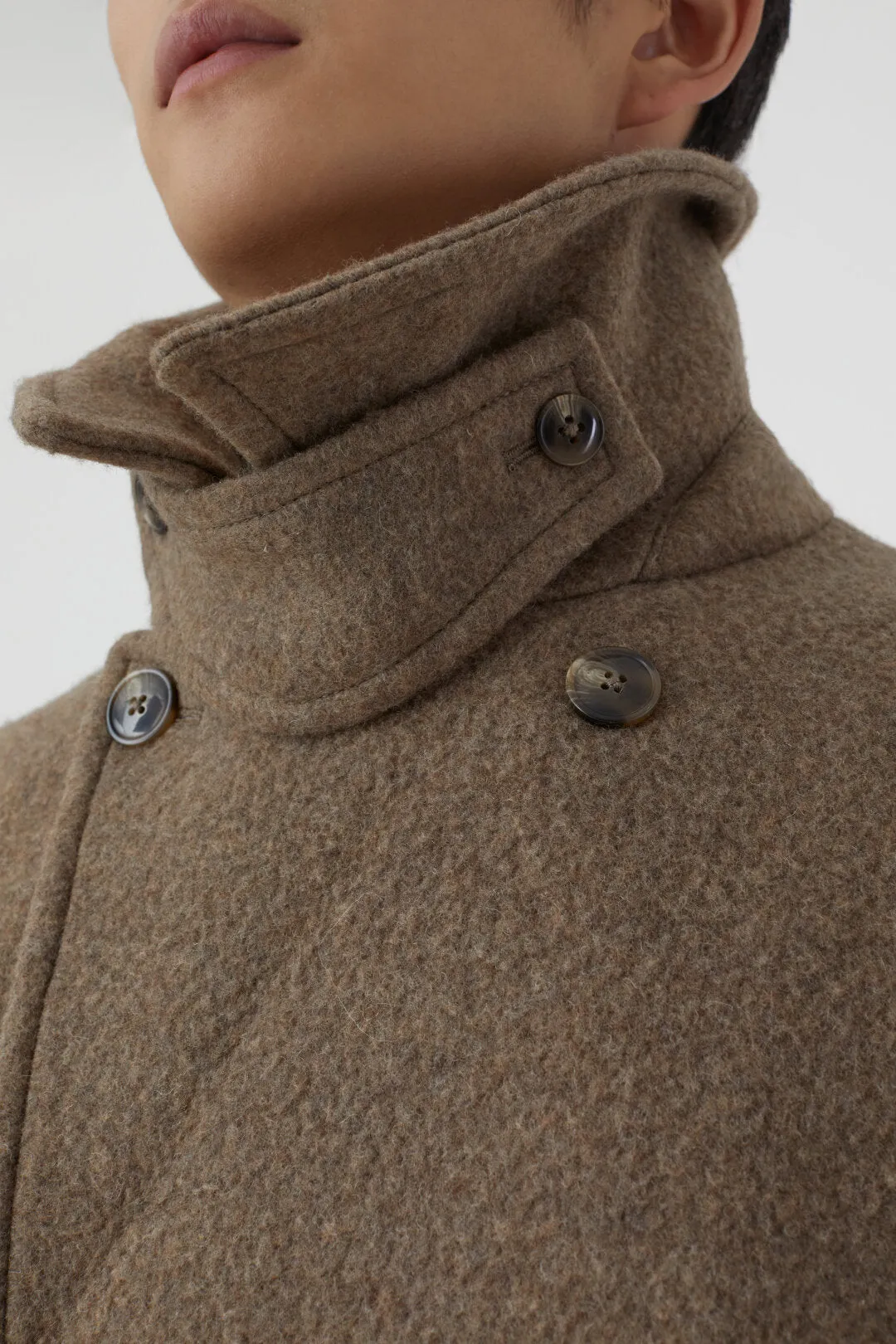 CLOSED MENS DOUBLE FACE COAT - OLD PINE