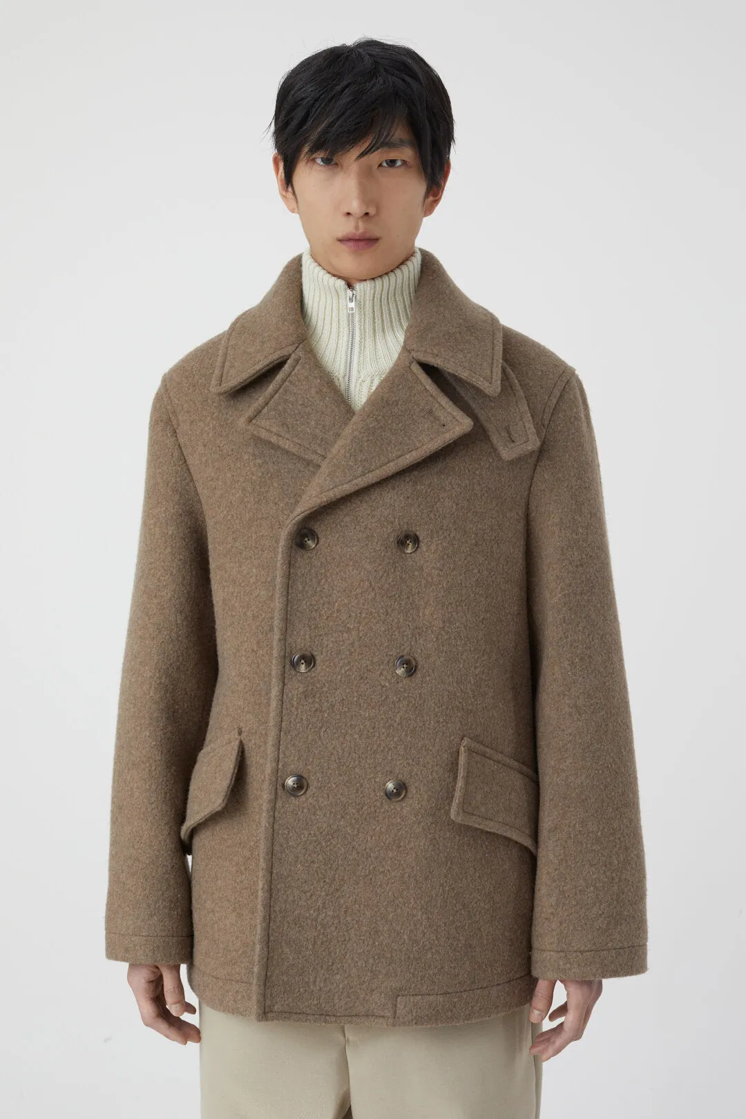 CLOSED MENS DOUBLE FACE COAT - OLD PINE