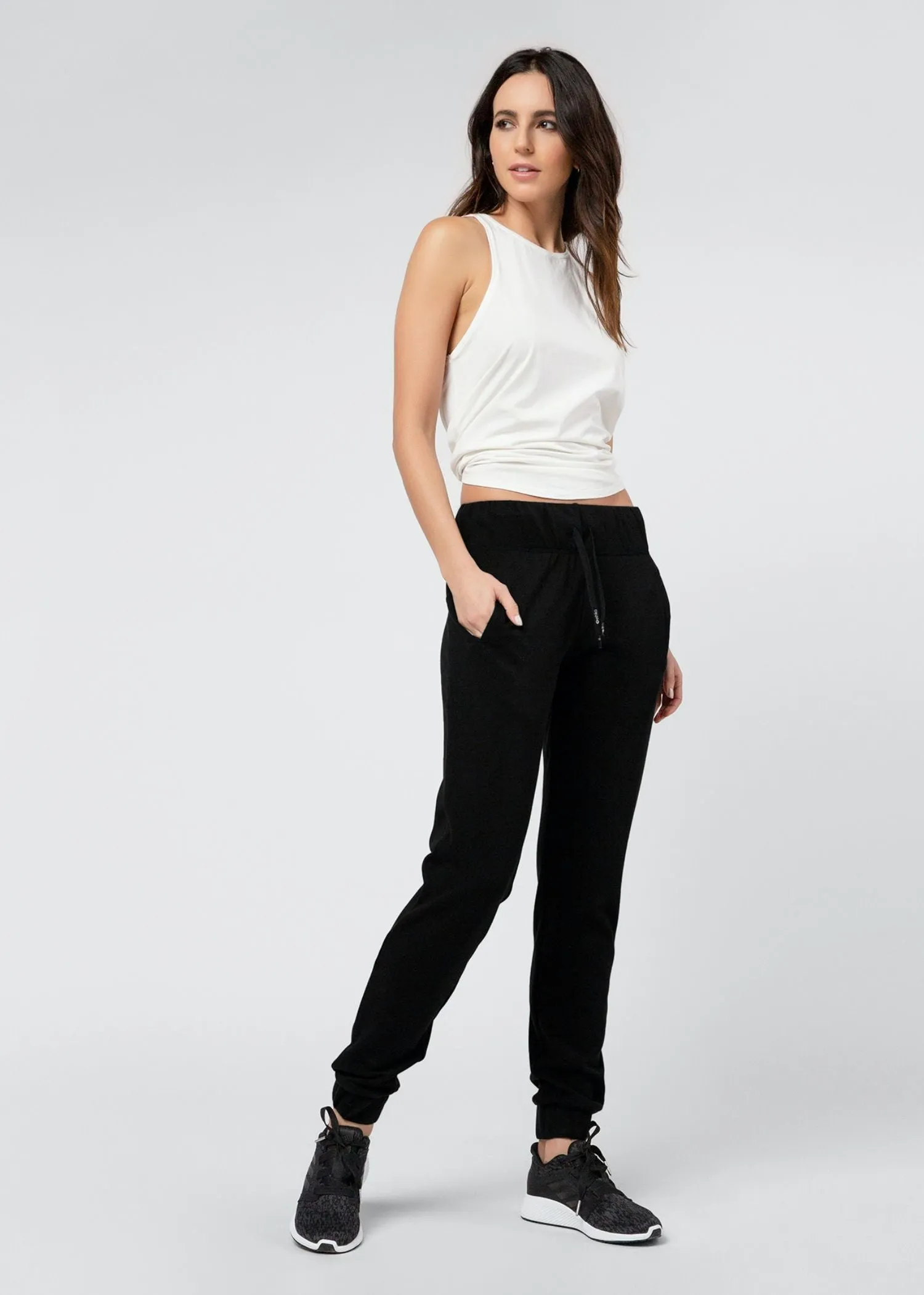 Ethika Womens Sweatpant Black - Long