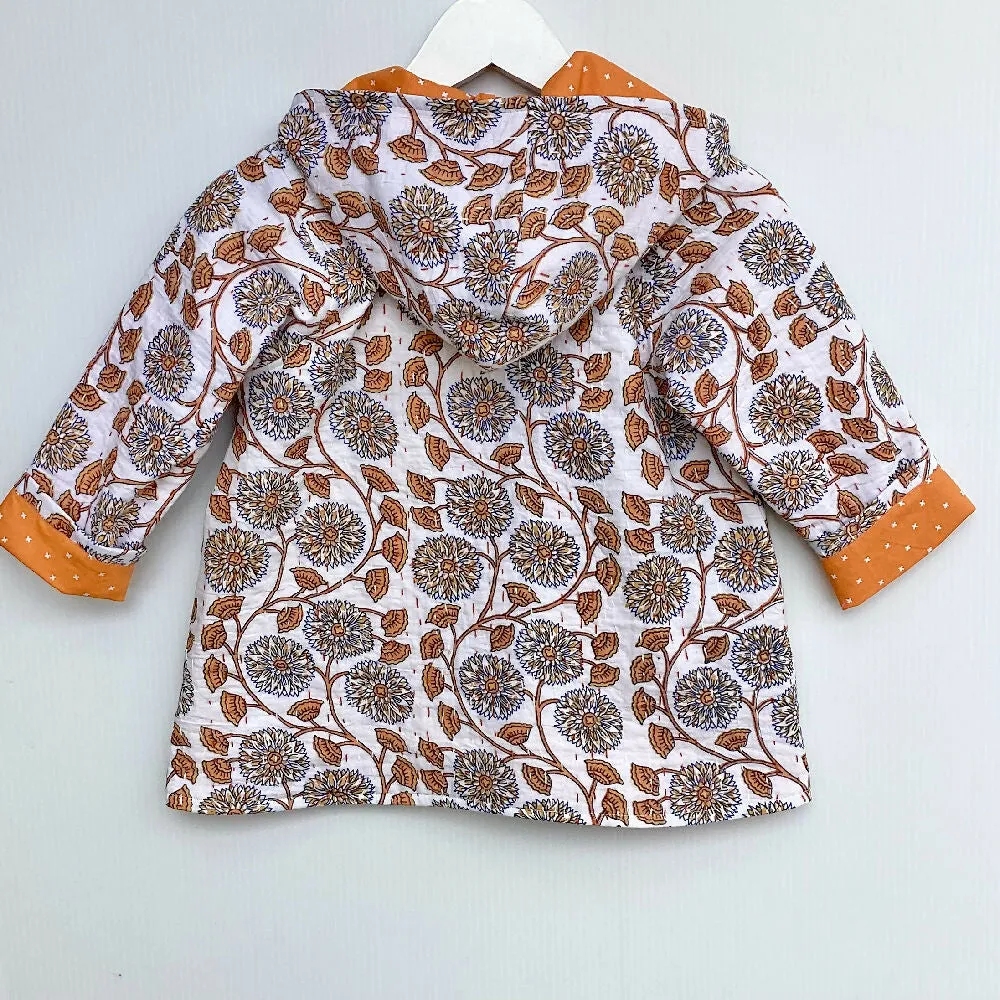 Girls Repurposed Quilt Jacket