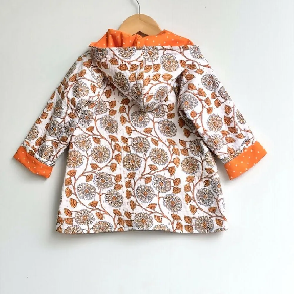 Girls Repurposed Quilt Jacket