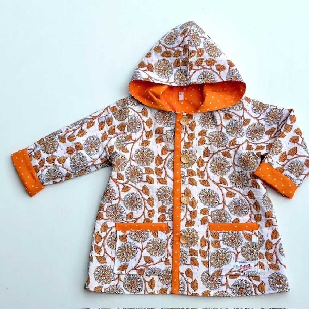 Girls Repurposed Quilt Jacket