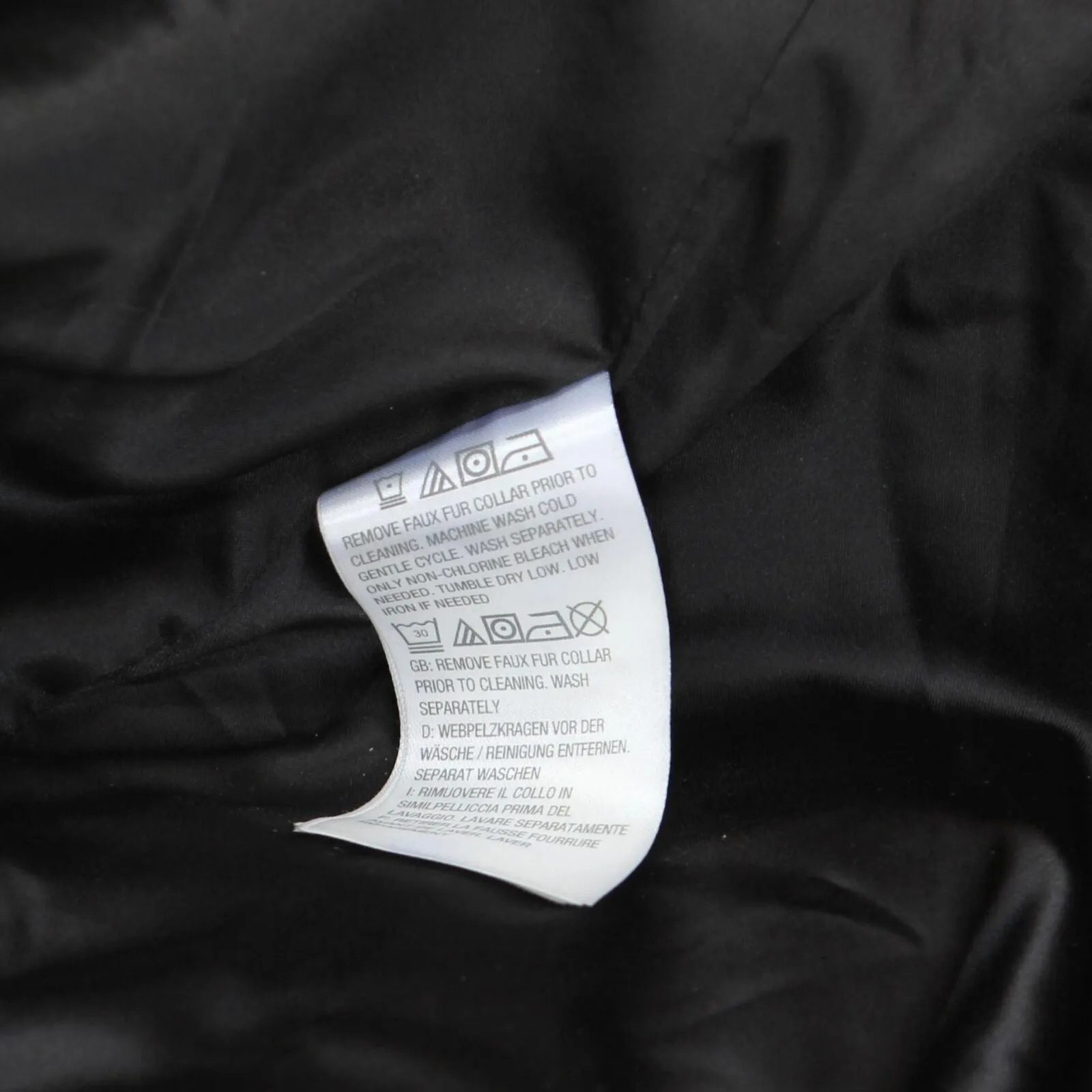 Isaac Mizrahi Live! Faux Fur Collar Heavyweight Overcoat  Parka Coat Black 12