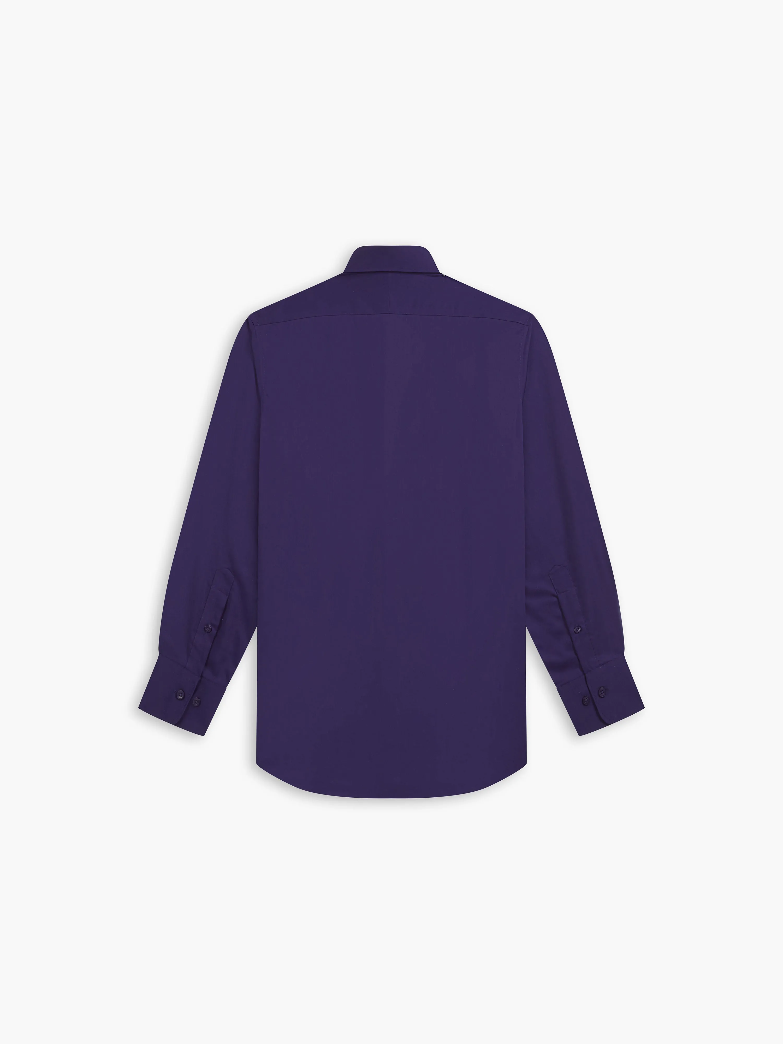 Max Performance Navy Twill Slim Fit Single Cuff Classic Collar Shirt