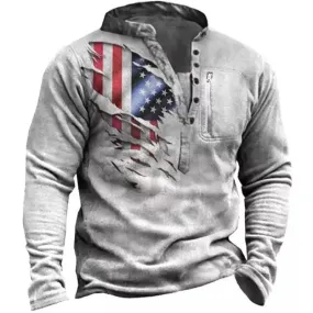 Men's Flag Print T-Shirt