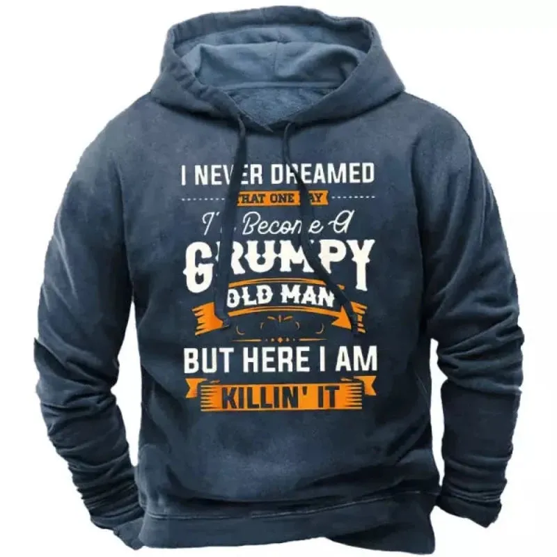 Men's Grumpy Old Man Hoodie