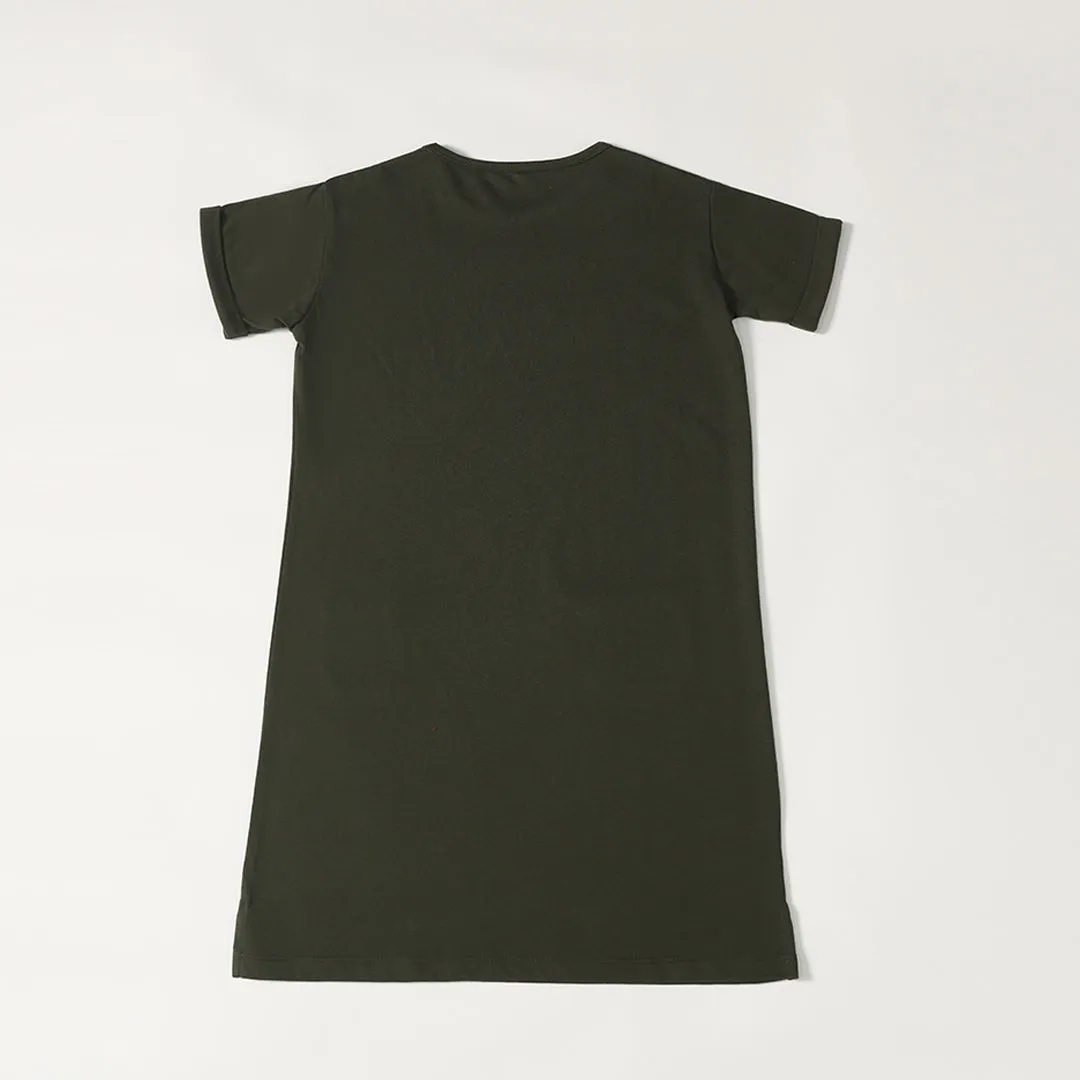 Olive - Girls Pocket Dress