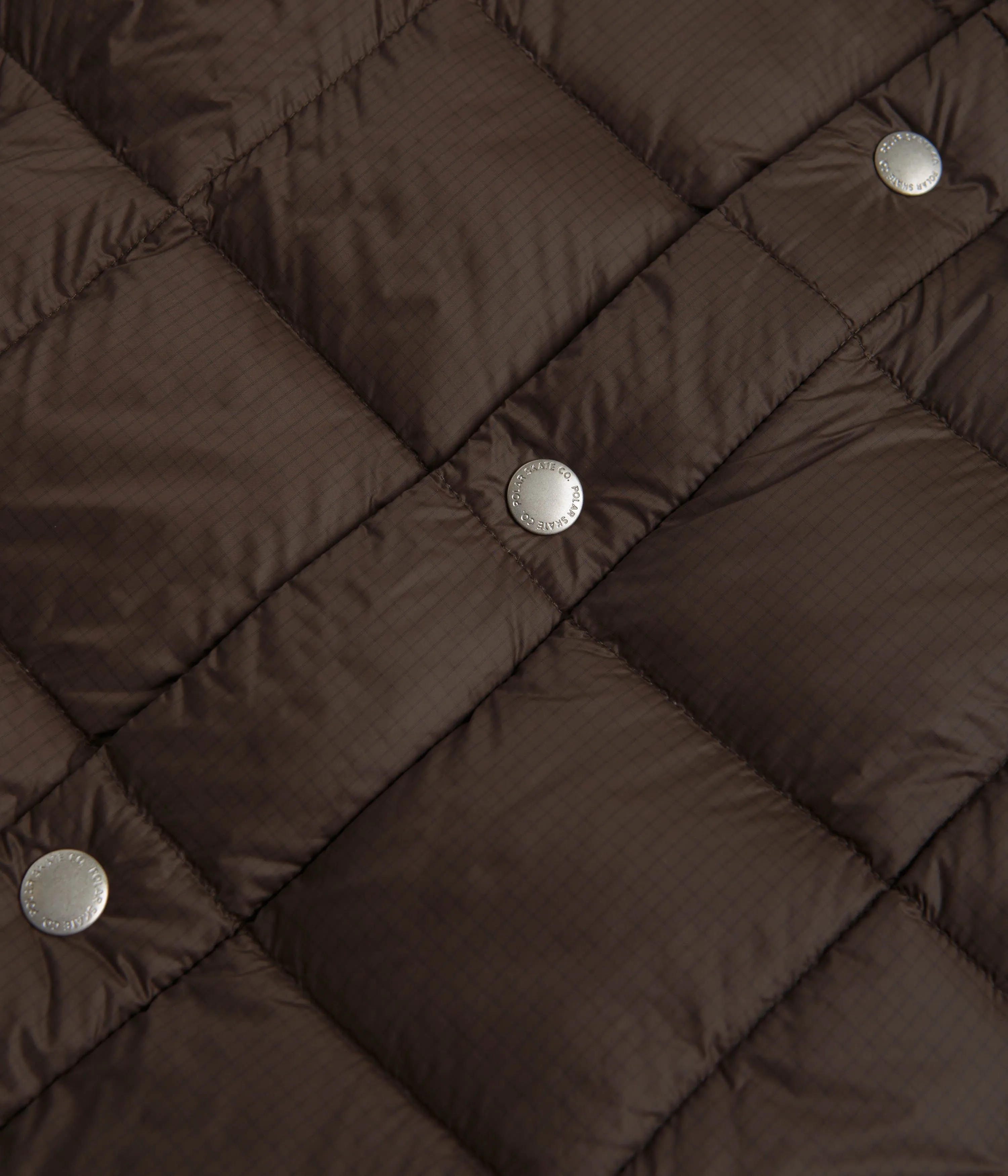 Polar Lightweight Puffer Jacket - Brown