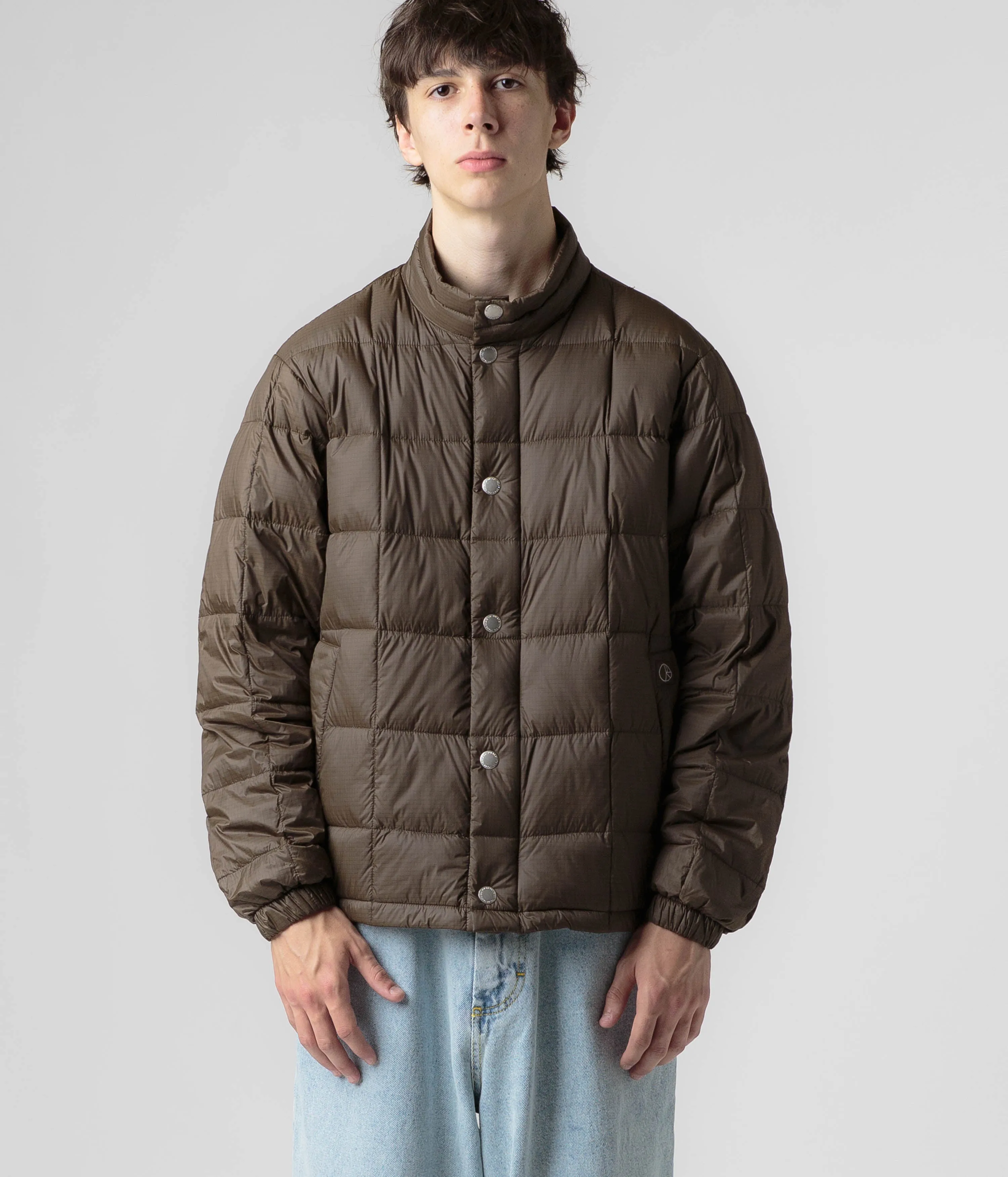 Polar Lightweight Puffer Jacket - Brown