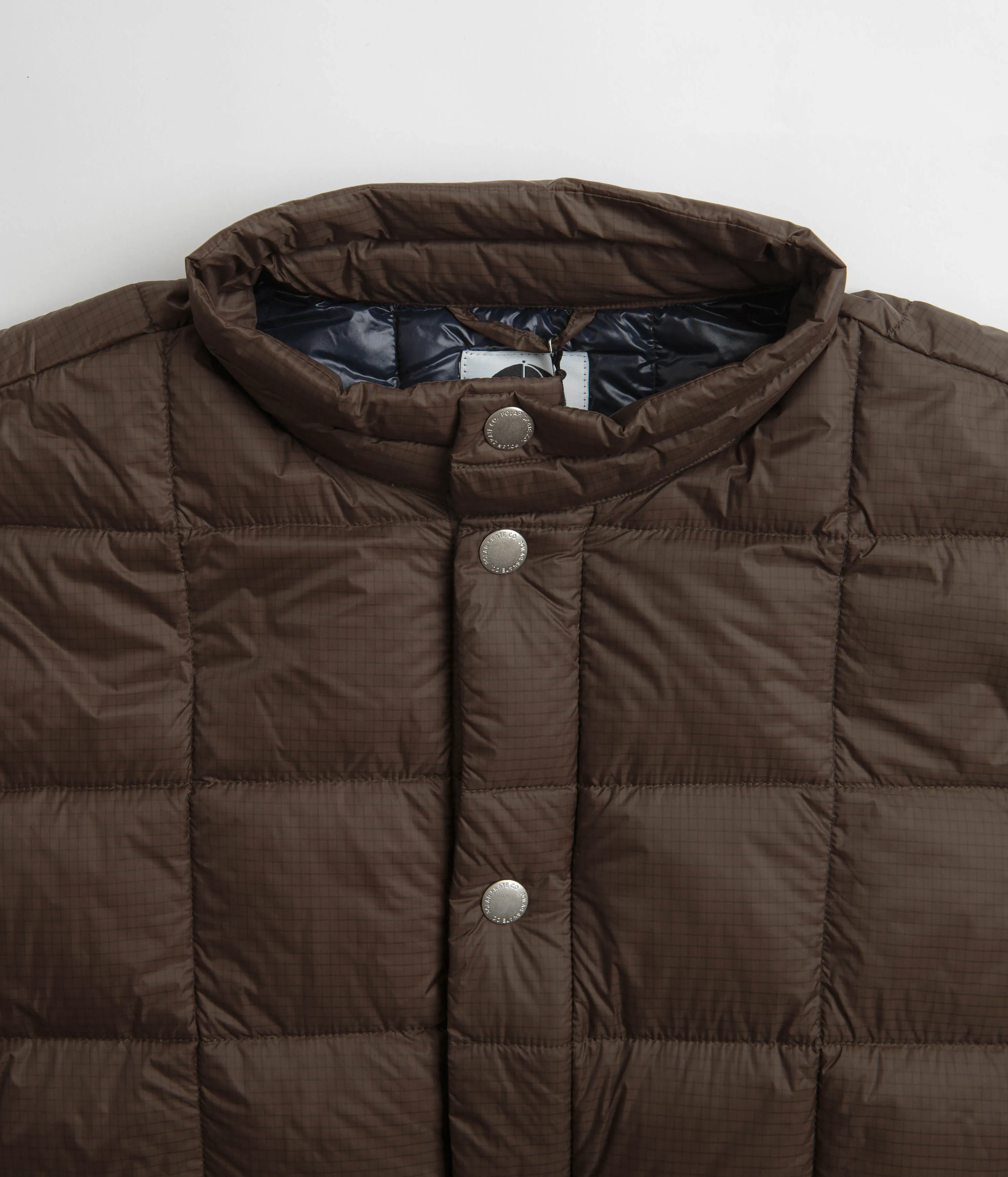 Polar Lightweight Puffer Jacket - Brown