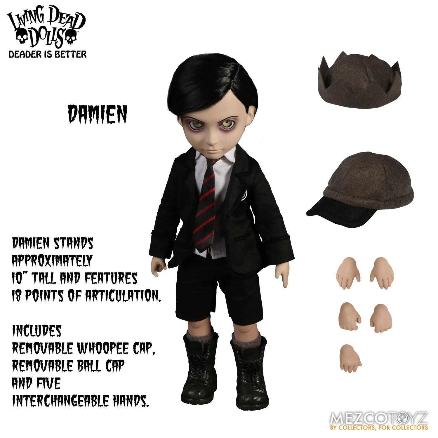 [Pre-Order] Mezco Toys - Omen 2 Damien - Living Dead Doll