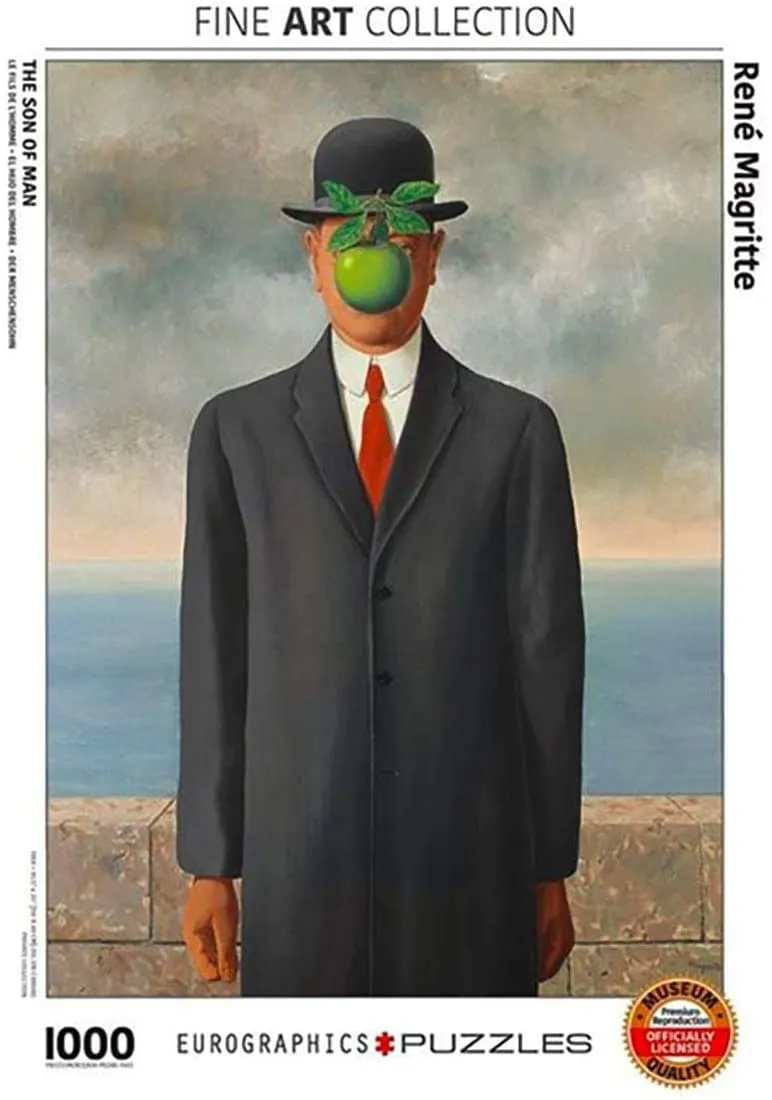 Puzzle 1000 Pieces - Son of Man by Rene Magritte Jigsaw Puzzle 6000-5478