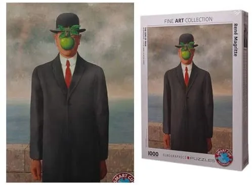 Puzzle 1000 Pieces - Son of Man by Rene Magritte Jigsaw Puzzle 6000-5478