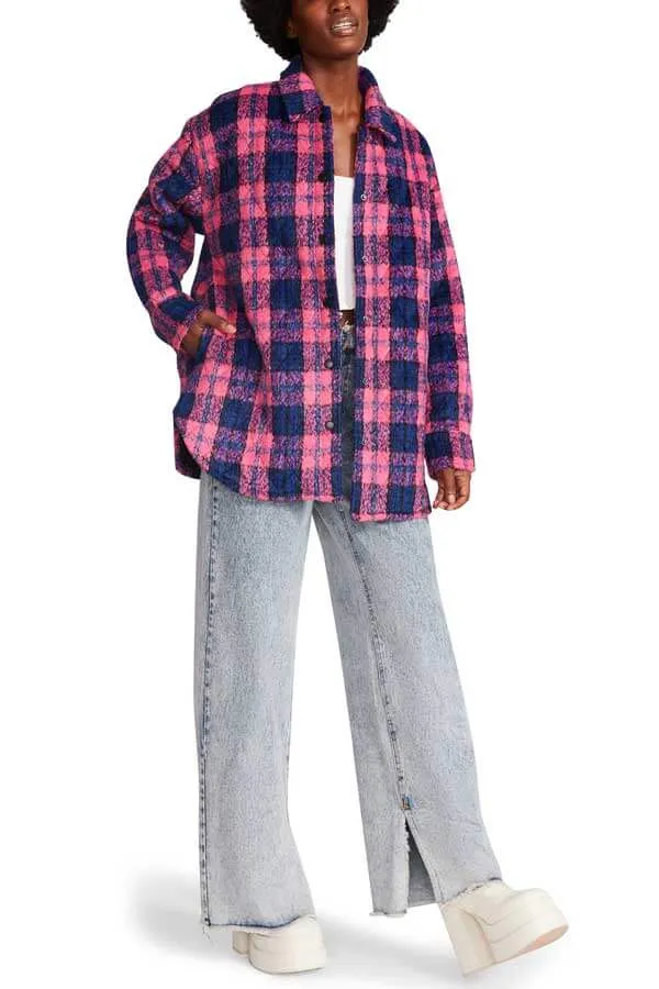 Steve Madden Belle Plaid Shacket