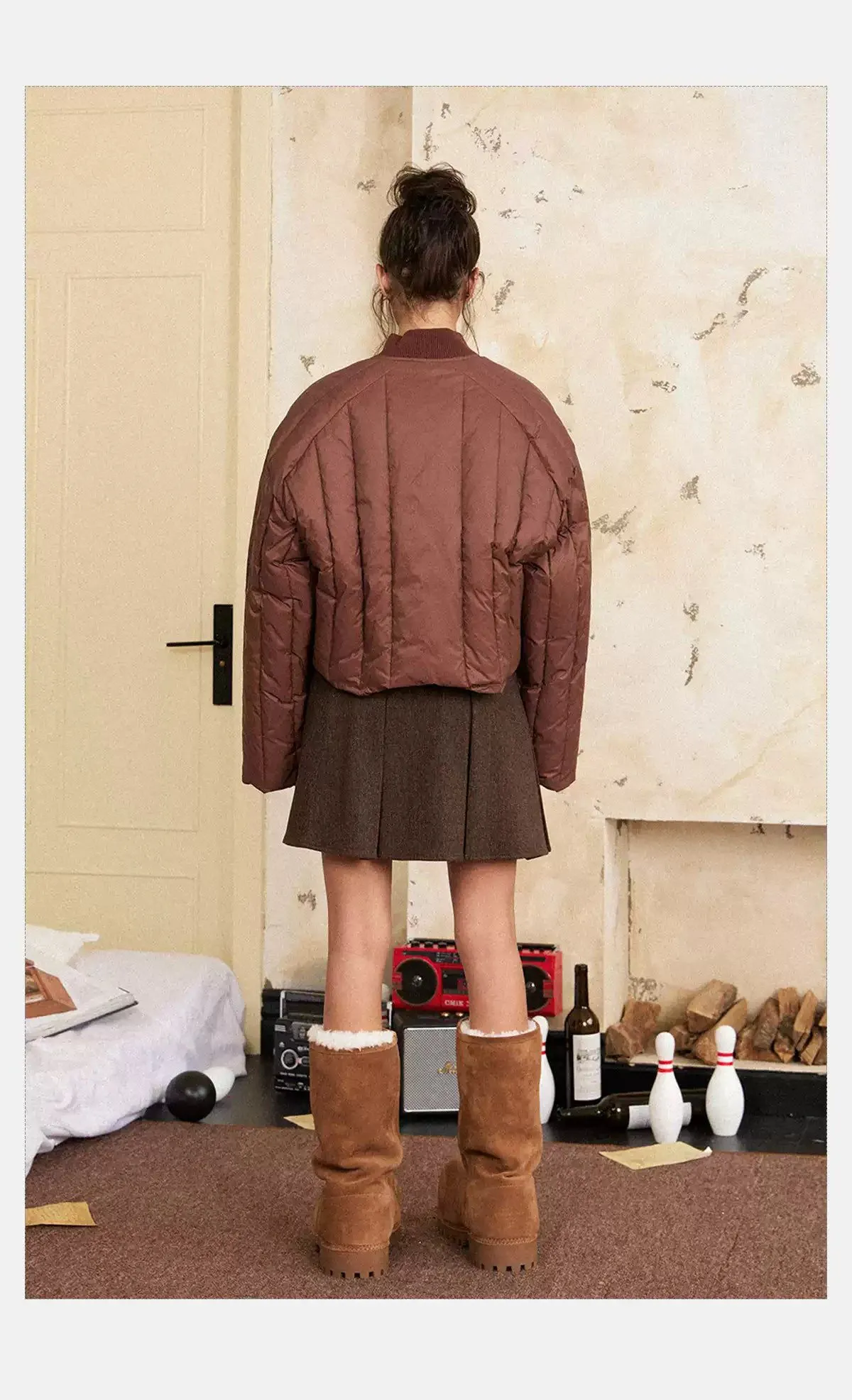 Tom Boxy Lined Puffer Jacket