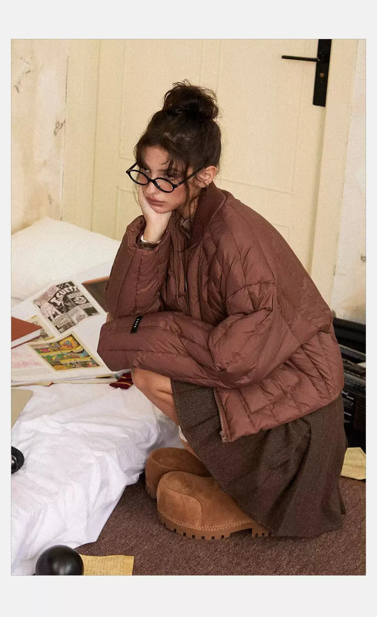Tom Boxy Lined Puffer Jacket