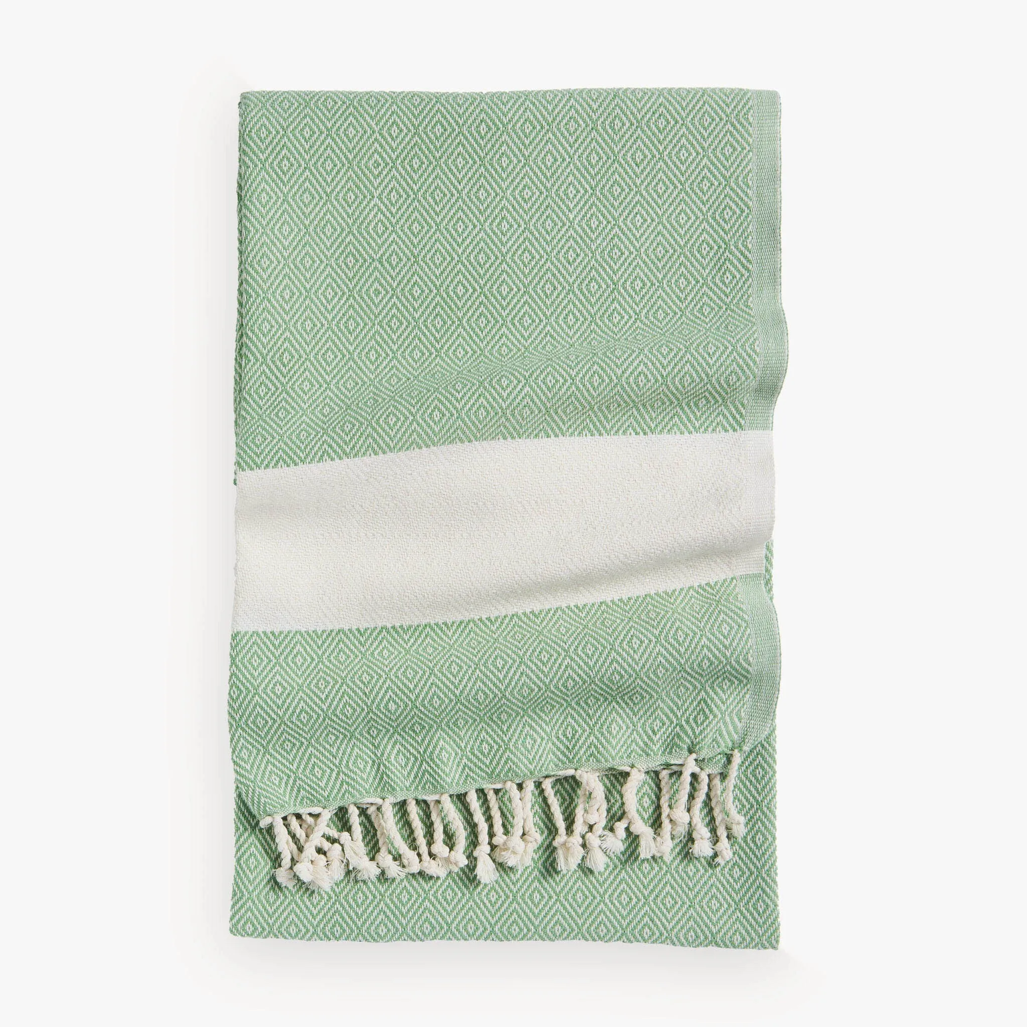 Turkish Towel Diamond in Thyme
