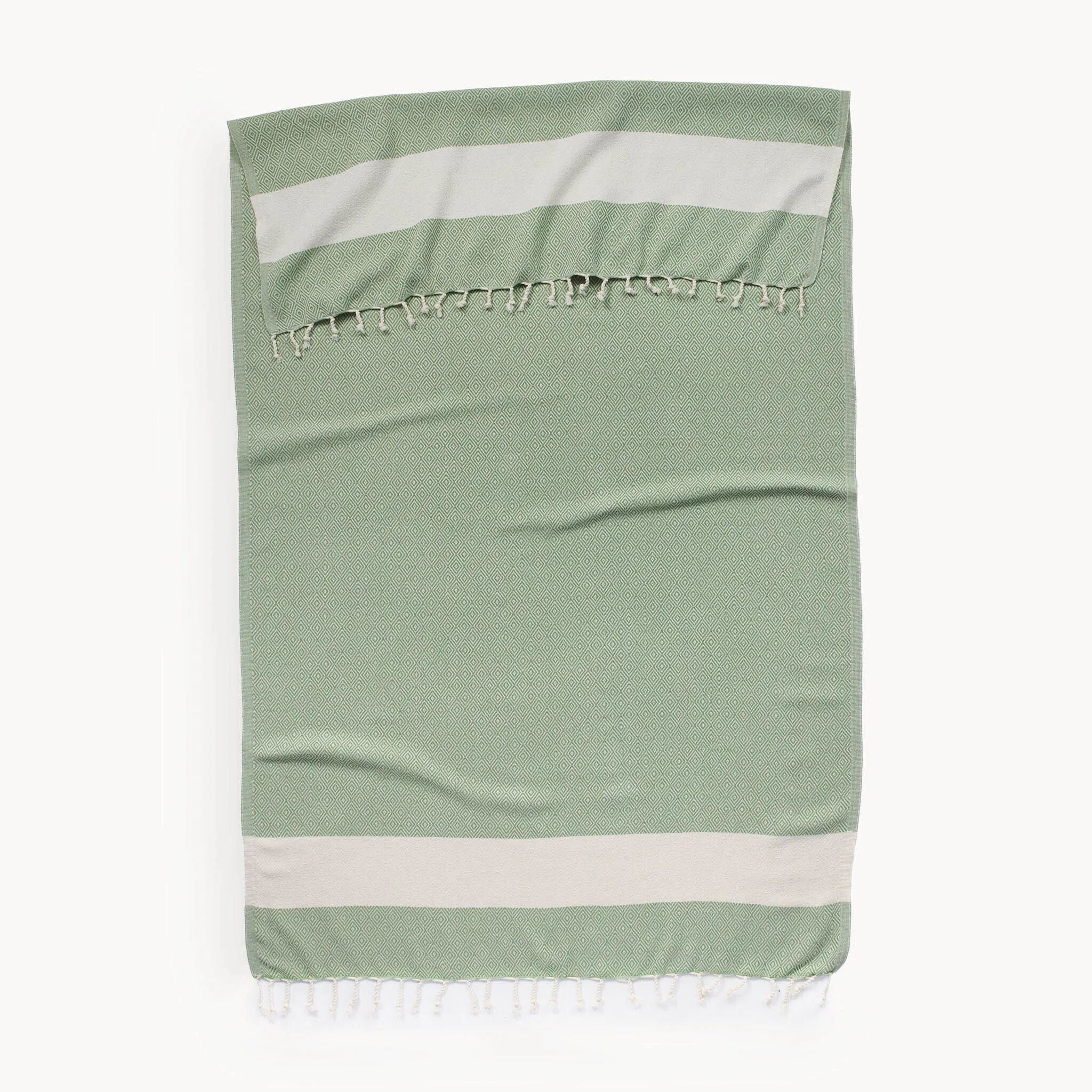 Turkish Towel Diamond in Thyme