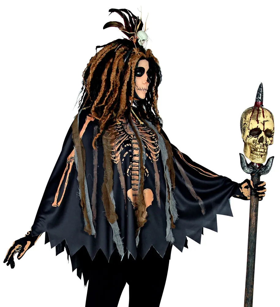 Voodoo Meisterin Umhang für Damen
