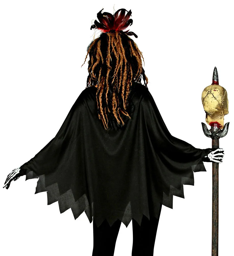 Voodoo Meisterin Umhang für Damen